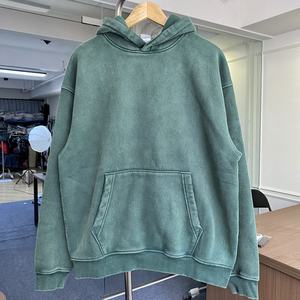 Men's Heavyweight Zip-Up Hoodie Premium Cotton Fleece Full-Zip Pockets Warm <b>Athletic</b> Outerwear Print for Sleeve Olive Green - Product Image 6