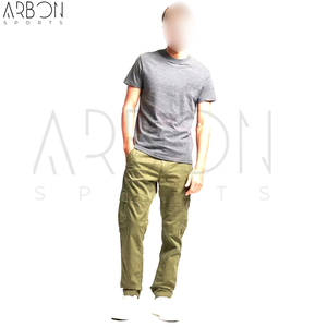 Pantalones Cargo de Algodón Ligeros, Color Verde de Moda, con Múltiples Bolsillos, Servicio OEM ODM con Tarifa de Mayoreo, Personalizados - Product Image 4