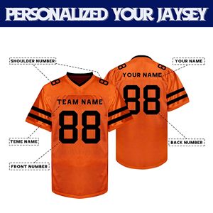 Jersey de Fútbol Americano Directo de Fábrica, Malla de Poliéster, Diseño Dazzle DTF, Logotipo Personalizado ODM, Cuello en V, Uniforme Transpirable y Duradero - Product Image 6