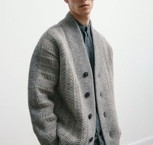 <b>Men</b> Heavy Knit Sweater Thick Warm <b>Long</b> Sleeve Winter Casual Comfortable Outdoor Daily Wear OEM ODM Custom Factory - Product Image 2