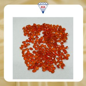Gem Quality Natural Fire <b>Opal</b> Oval Cut 6x4mm Calibrated Loose Orange <b>Opal</b> Gemstones Untreated Madagascar Wholesale Grade - Product Image 2