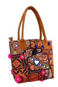 Bolso de mujer bordado compras Vintage Banjara Patchwork Bag - Product Image 2
