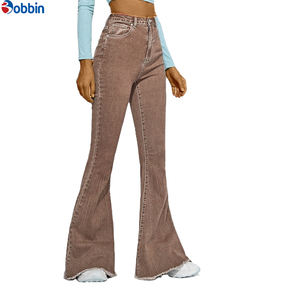 Pantalones Vaqueros Acampanados de Tallas Personalizadas para Mujer, Estilo Femenino, Nuevos Jeans Elásticos Transpirables de Tallas Grandes - Product Image 4