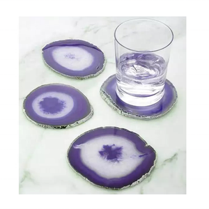 แผ่นรองถ้วยชาอาเกตสีธรรมชาติ,ที่รองแก้วอุปกรณ์อาหารเย็นในครัวเรือนทันสมัยดีไซน์ล่าสุด - Product Image 2