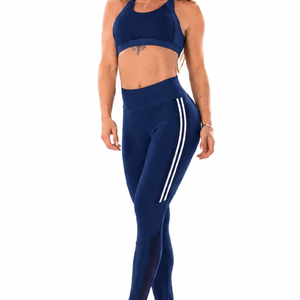 Women <b>Yoga</b> <b>Set</b> Best Quality Textured Solid Stitch Digital Print 2 Piece Breathable High Waist - Product Image 1