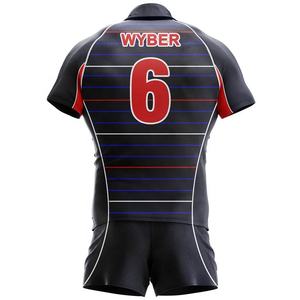 Custom Sublimated Rugby Jersey Custom Made Team Uniform Breathable OEM ODM Wholesale Manufacturer - Product Image 3