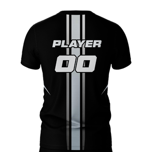 Ensemble de maillot de football personnalisé, écologique, imperméable, 100% polyester, maille, col en V, manches courtes, impression sublimée, respirant - Product Image 4