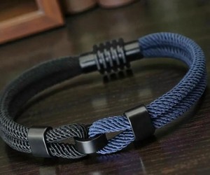 Pulsera de Cuerda Hecha a Mano |   Pulsera Ajustable Unisex |   Joyería Minimalista - Product Image 2
