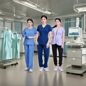 ชุดเครื่องแบบสครับแฟชั่นชุดจั๊มสูทพยาบาลขนาดใหญ่พิเศษผลิตจากผู้ผลิต VN โลโก้ผลิตจากแพทย์ผลิตจากผู้ผลิต - Product Image 1