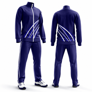 Sublimation Printed OEM Tracksuit Set High Performance <b>Custom</b> Sportswear Apparel With Team Logo Design For Training Purpose Wear - Product Image 1