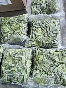 Okra coupée en cubes surgelée IQF sous vide, sans OGM, du Vietnam, en vrac pour l'exportation - CARYLN - Product Image 4