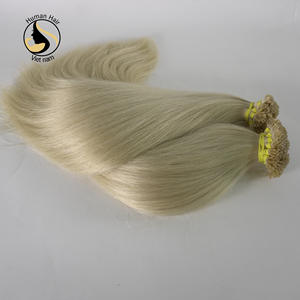 Professionnelles de cheveux humains, cuticules ajustées, postiches de cheveux humains, lisses, doublement tirés, échantillon de vente - Product Image 2