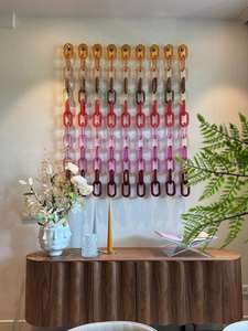 Adornos de Pared de Cadena Acrílica Hechos a Mano, Personalizables, Decoración de Resina para el Hogar, Venta al por Mayor para Decoración de Habitaciones - Product Image 2