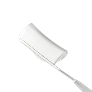 Spéculum oculaire Libermann à lames solides, pour abord nasal, 16 mm, longueur 8 cm, en acier inoxydable chirurgical ophtalmique, manuel et réutilisable - Product Image 3