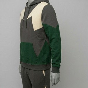 Meyba Sports Men's Color Blocking Hooded <b>Tracksuit</b> Full Sleeve Casual Autumn Polyester Cotton Breathable Regular Fit - Product Image 4