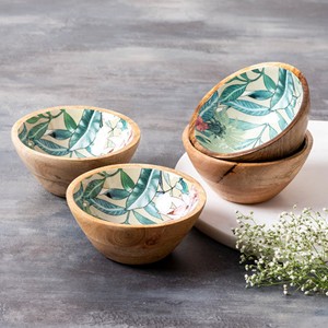 Modernos Cuencos Desechables de Madera de Mango y Acacia para Ensaladas, Vajilla para Fiestas, Hechos en India, Precio de Fábrica al por Mayor - Product Image 6