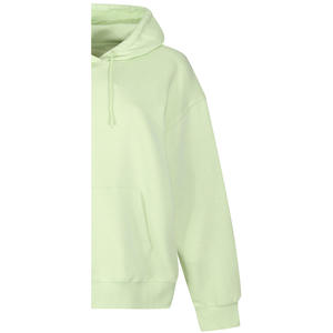 ชุดเดรสฮู้ดดี้โอเวอร์ไซส์ผ้าฟลีซสำหรับผู้หญิง ฤดูหนาว ผ้าฝ้าย 100% ระบายอากาศได้ดี กันลม เป็นมิตรกับสิ่งแวดล้อม ดีไซน์ลายนูนด้านหน้า - Product Image 5