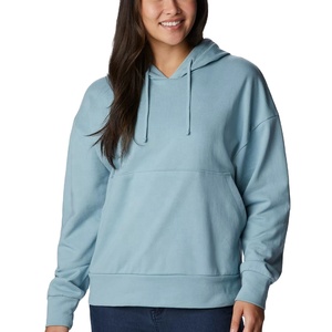 Nueva llegada sudaderas con capucha para mujer Drop Shoulder Heavyweight 100% algodón logotipo personalizado pulóver sudaderas con capucha para mujer - Product Image 4