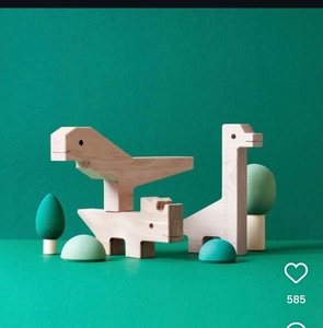 ชุดสัตว์ไม้ 3 ชิ้น ของเล่นไม้ยอดนิยมขายดี ของเล่นเด็ก เกมเด็ก - คุณภาพสูง - Product Image 1