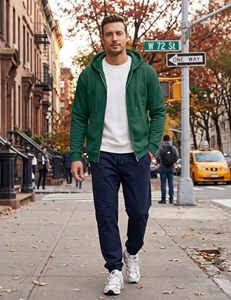 Wholesale Solid Hoodie Zip-up Custom HoodieCustom Grey Boxy Zip-Up Hoodie 100% Cotton <b>Fleece</b> with YKK Zipper | Hysaf Apparels Co - Product Image 6