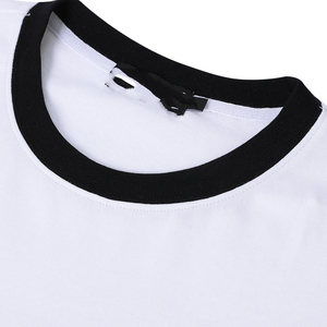 T-shirts Ringer Personnalisés Haut de Gamme pour Sororités et Fraternités Universitaires – Motif Uni, Broderie Grecque, Style Décontracté, 100% Coton - Product Image 4