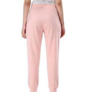 Pantalon de jogging rose clair pour femme, taille haute, cordon de serrage, bas élastiqué, coupe décontractée, confortable pour le quotidien - Product Image 6