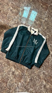 Custom Men's Windbreaker Nylon Tracksuit Sets Nylon <b>Patchwork</b> <b>Jacket</b> and Sweatpants Sets Lightweight Waterproof Men's Tracksuit - Product Image 4