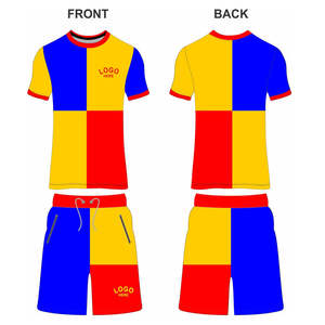 Ensemble short et t-shirt pour homme, couleur noire, été, logo personnalisé, streetwear, shorts et t-shirt à manches courtes tendance. - Product Image 1