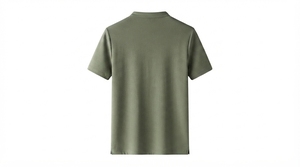Camiseta Polo Clásica para Hombre, Transpirable, de Secado Rápido, Informal, para Golf, con Logotipo Personalizado, OEM, ODM, al por Mayor, Camiseta Polo de Color Sólido para Hombre, Manga Corta - Product Image 2
