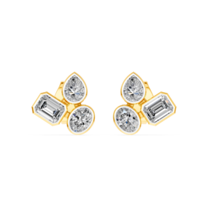 Boucles d'oreilles en or massif 14K 9K 10K 18K avec diamant de laboratoire 0,98 carats IGI RJC ODM OEM Fabricant de bijoux fins éthiques EA502448 - Product Image 1