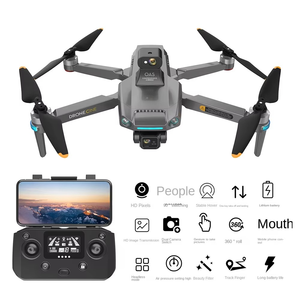 โดรนรุ่นเริ่มต้น S808 Brushless พลาสติก ไร้คนขับ หลบหลีกสิ่งกีดขวางรอบทิศทาง 360 องศา ป้องกันการสั่นไหว PTZ 8k HD พับเก็บได้ - Product Image 1