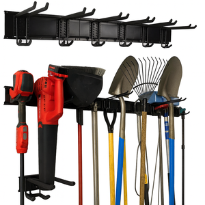 OEM Garage Dual Utility <b>Hook</b> for Heavy Duty <b>Tools</b> with Remarkable 55lb Capacity Power <b>Tools</b> <b>Hook</b> Black Color GAPGAR006 - Product Image 1