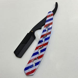 Más Vendido: Maquinilla de Afeitar Profesional para Barbero, Cuchilla de Afeitar para Depilación, Maquinilla de Afeitar para Cuidado Personal, Maquinilla de Afeitar de Hoja Recta con Cuchilla Reemplazable, Afeitadora Manual - Product Image 1