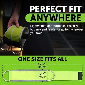 Hot Sale Custom Printed Neoprene Ankle Straps Professional Protection Premium Quality <b>Gym</b> Workout Weightlifting Equipment - Product Image 3