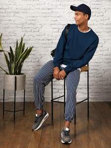 Sweat-shirts pour hommes de qualité supérieure, anti-rides, confortables, en coton mélangé, légers. - Product Image 4