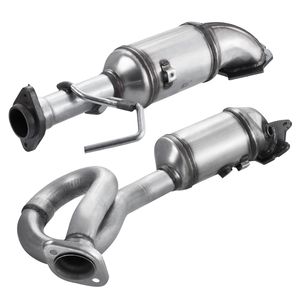 Set di 2 Convertitori Catalitici Anteriori per Jeep Wrangler 3.6L V6 2012-2017, Compatibili con OE 641511, in Acciaio Inox - Product Image 1