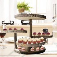 Support à desserts de luxe, présentoir élégant au design stylé, construction durable et robuste, idéal pour gâteaux et cupcakes