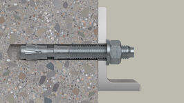 สลักยึดแบบลิ่ม FISCHER FBN II R(SS316)10x86 สลักยึดคอนกรีต สลักยึดคอนกรีตแบบขยายตัว ตัวยึดคอนกรีตแบบกลไก สแตนเลส - Product Image 3