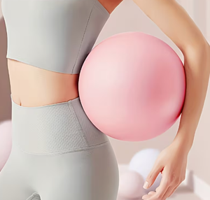 Ballon de yoga gris lisse HAWK SPORTS INDUSTRIES en PVC, antidérapant, pour l'équilibre et les exercices de fitness, pompe incluse, utilisation universelle - Product Image 3