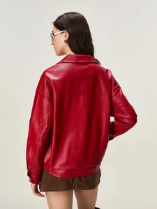 OEM Real <b>Leather</b> Women's <b>Leather</b> Jacket with Quilted Viscose Lining and Inside Outside Pockets Jacket Wholesale Available - Product Image 2
