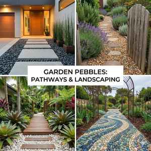 Galets de pierre naturelle de qualité supérieure pour l'aménagement paysager, les allées, les chemins, les sols, la décoration extérieure et intérieure, disponibles à la vente - Product Image 6