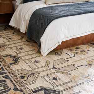 Tapis turc tissé à la main, motifs floraux modernes, en laine/soie, éco-responsable, antidérapant, résistant à la saleté, pour animaux de compagnie, 1 pièce - Product Image 3