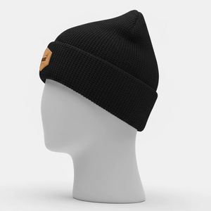 Unisex Ribbed Knit Beanie Hat Solid Color <b>Winter</b> Warm <b>Cap</b> Casual Style for Adult Head Circumference - Product Image 5