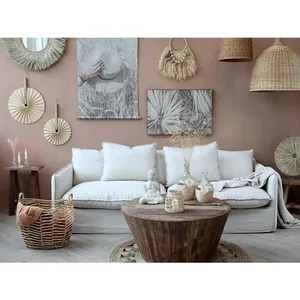 Handmade Bamboo Wall Fan Natural Bamboo Hanging Decor Eco Friendly Wall <b>Decoration</b> for Home Hotel Resort - Product Image 2
