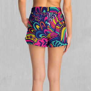 Shorts de yoga pour femmes 2026, respirants, à motifs, vêtements de sport personnalisés, OEM, vente en gros - Product Image 3