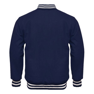High Quality Latest Design Men's Varsity Jacket Regular Fit <b>Button</b> Up Solid Color Men Varsity Jacket - Product Image 3