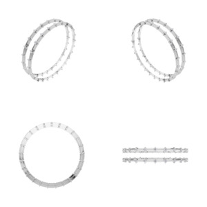 Ensemble de bracelets classiques pour femmes en argent 925 avec diamants cultivés en laboratoire certifiés IGI Aarinya, taille brillant, pour un usage quotidien, idéal pour un cadeau - Product Image 5