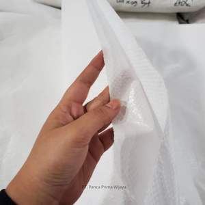 กระสอบพลาสติก PP สีขาวคุณภาพสูง ทนทาน ขนาด 60x100 ซม. ถุงพลาสติกใหม่สำหรับบรรจุภัณฑ์ทางการเกษตร ข้าว แป้ง ปุ๋ย น้ำตาล รับผลิตแบบ OEM - Product Image 3