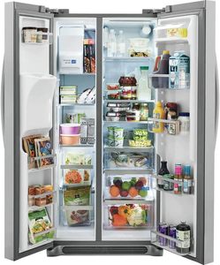 22.3 คิว ฟุต ตู้เย็นสแตนเลสแบบเคียงข้างกันพร้อมเครื่องจ่ายน้ำ - Product Image 3