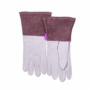 Gants de soudage TIG en cuir pleine fleur et croûte de cuir de qualité supérieure, robustes, pour la sécurité des mains dans l'industrie, la lutte contre les incendies et la construction - Product Image 3